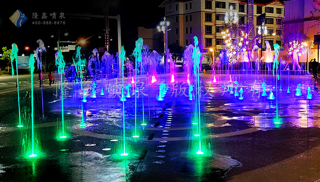 麗江旱式音樂噴泉